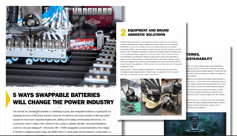 Swappable changes power industry