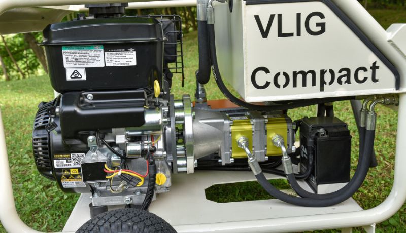 VLIG drilling rig with Vanguard engine