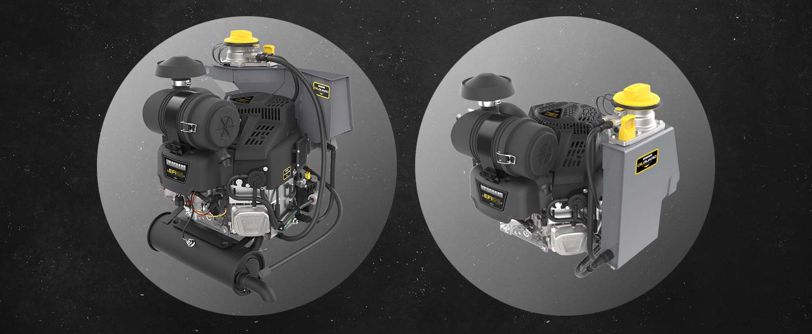 Two Oil Guard™ tank options - for increased application design flexibility