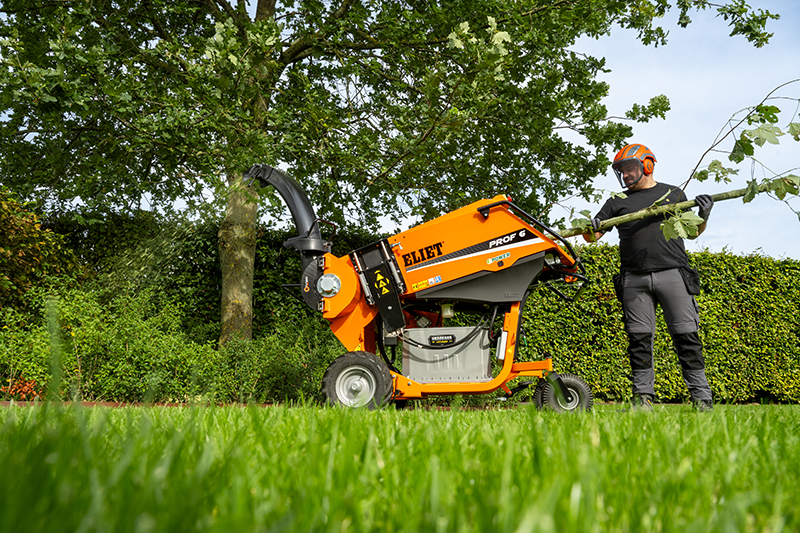 Eliet shredder in use