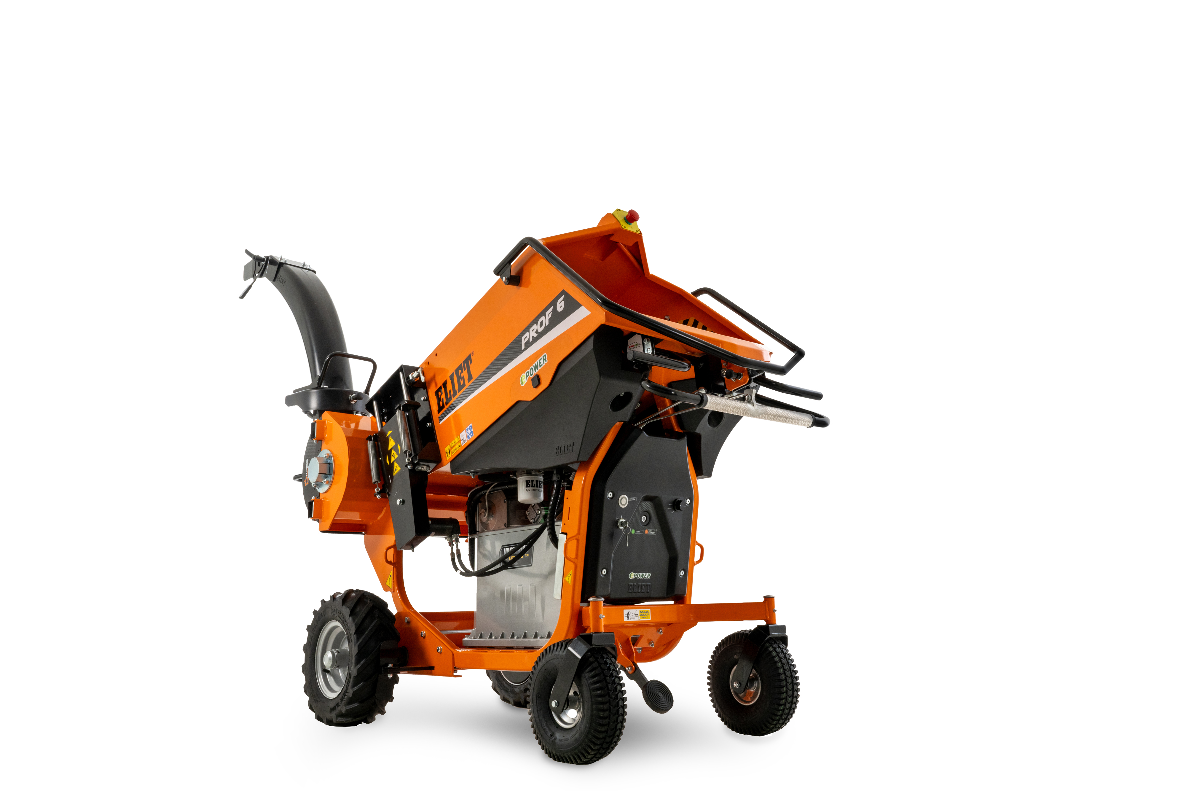 Eliet shredder powered by Vanguard battery