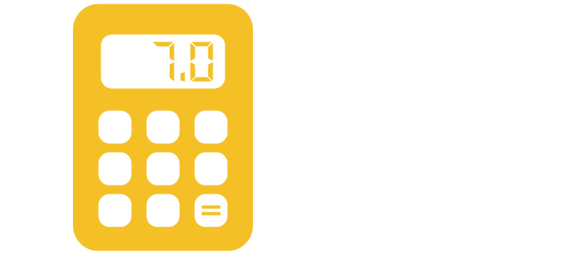 Calculator icon yellow