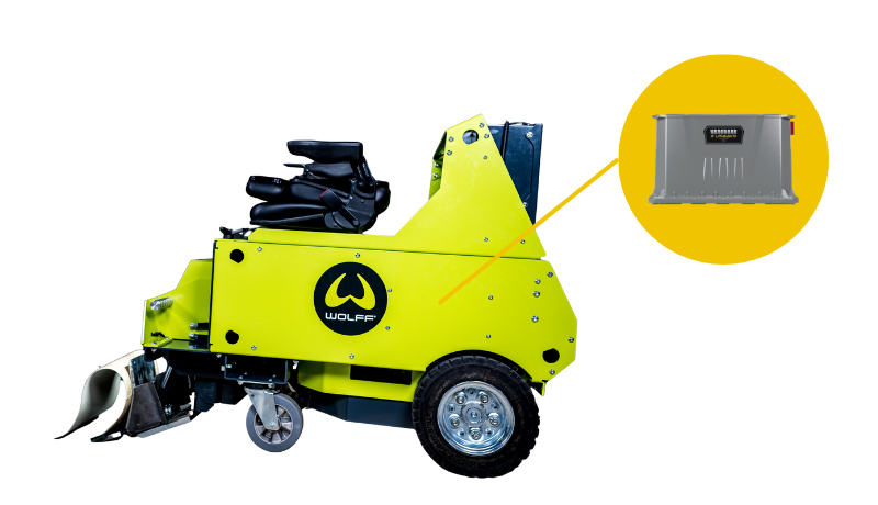 WOLFF floor stripper