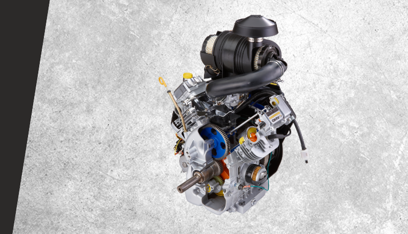 Horizontal shaft engines