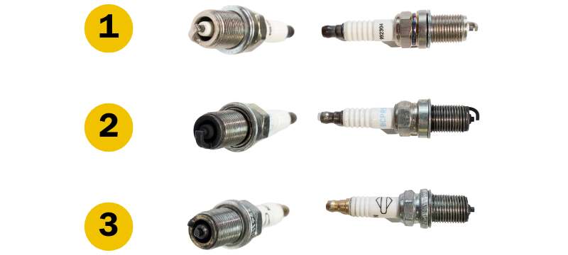 Spark plug comparison