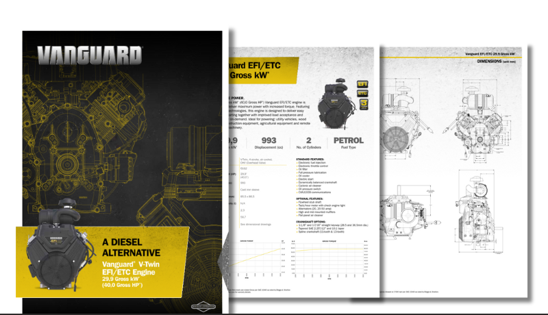 Vanguard 400 EFI/ETC sales sheet