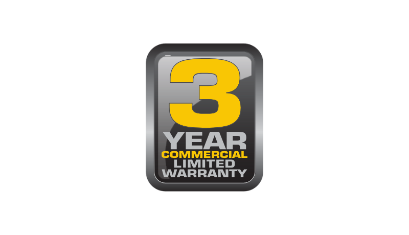 3 year warranty