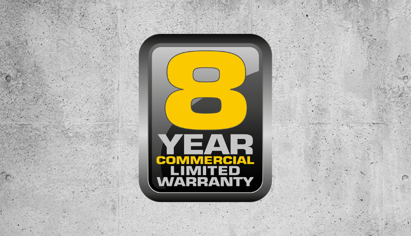 8-year warranty