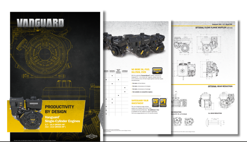 Single cylinder engines brochure