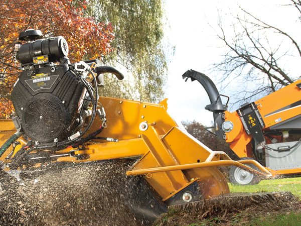 Vanguard lithium-ion battery powering a shredder
