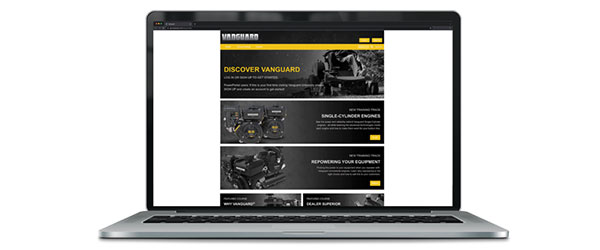 Vanguard university on laptop